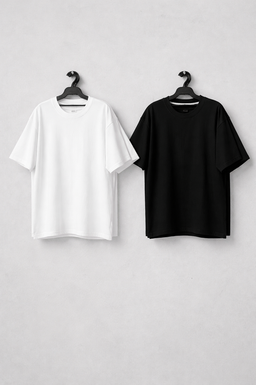 Dz players oversize negra y blanca